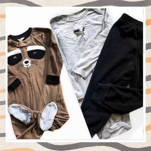 Carter’s 24month 3pc Raccoon themed bundle